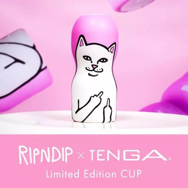 跨界酷玩 Tenga 携手ripndip打造 中指猫 联名飞机杯 芭莎时尚网 时尚生活 从这开始