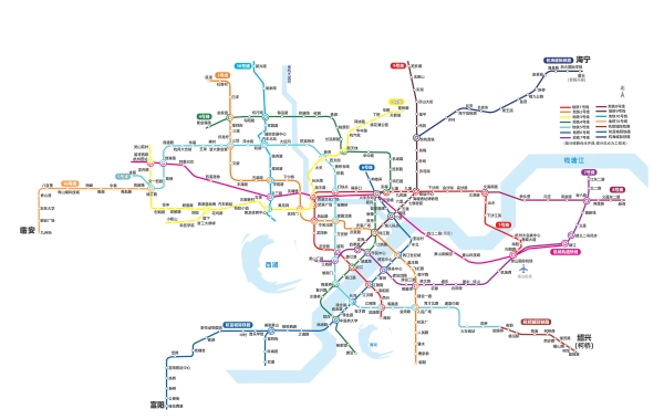8号线,9号线预计2021年建成六号线线路图每日商报讯 这几年是杭州地铁