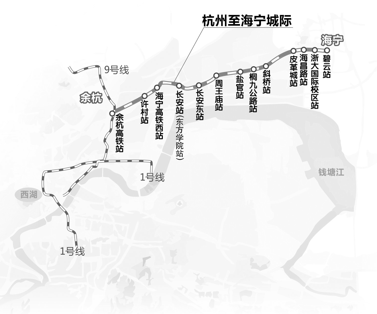 杭海城铁开始热滑杭安城铁已纳入规划
