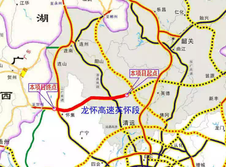 喜讯汕昆高速英怀段龙门大桥合龙土建工程全线贯通