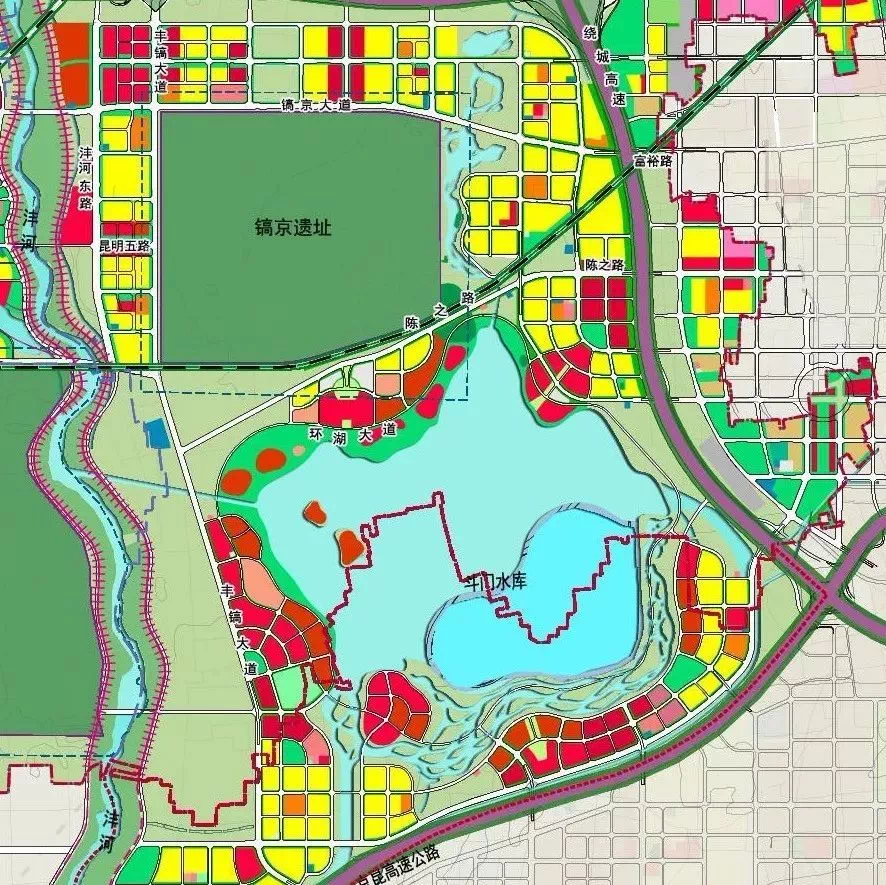 丨昆明池区域地块规划图丨沣西新城丨坦白讲,一直到去年年初偶然去