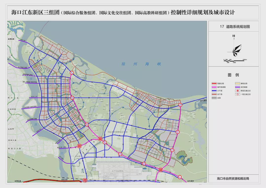 海口江东4大组团控规规划面积7603公顷人口近70万