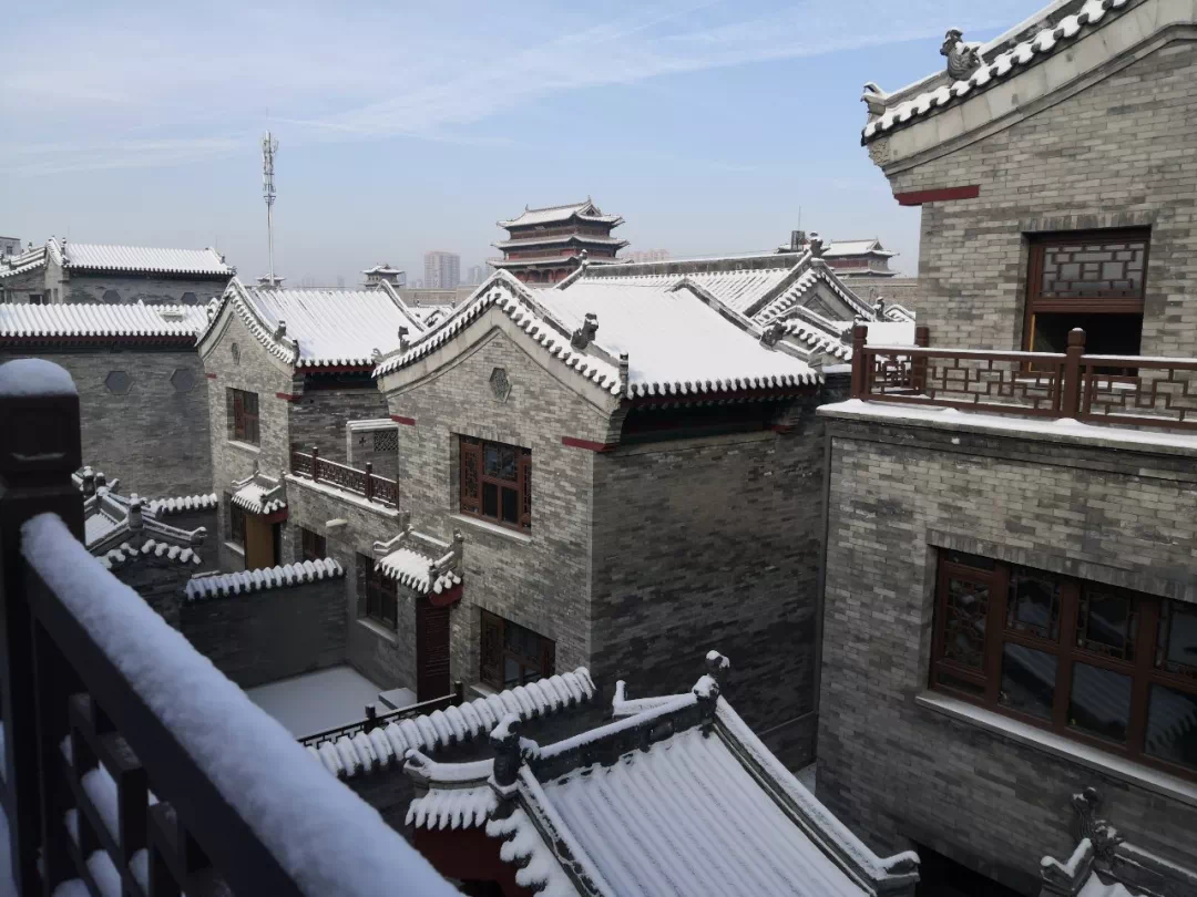 紫禁城与紫云华城,2019年的第一场雪-大同搜狐焦点