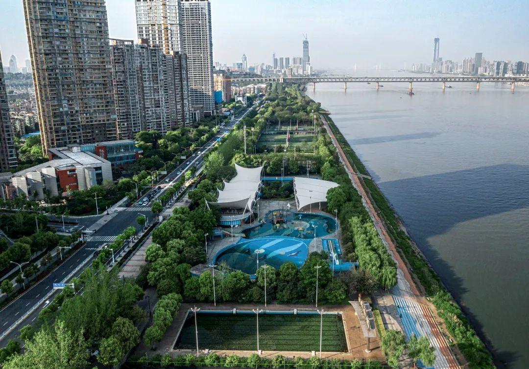 汉阳江滩公园实景图