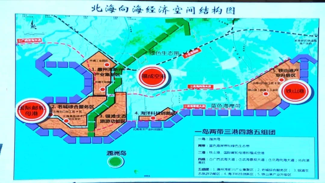 北海廉州湾新城滨海组团是《北海市向海济发展规划》