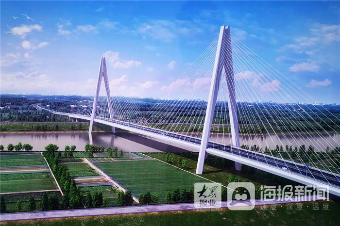 东营市德州路西延暨东津黄河大桥工程开工建设