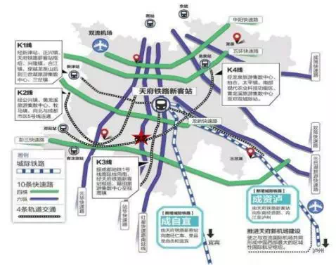 视高交通网络图(来源:仁寿在线)
