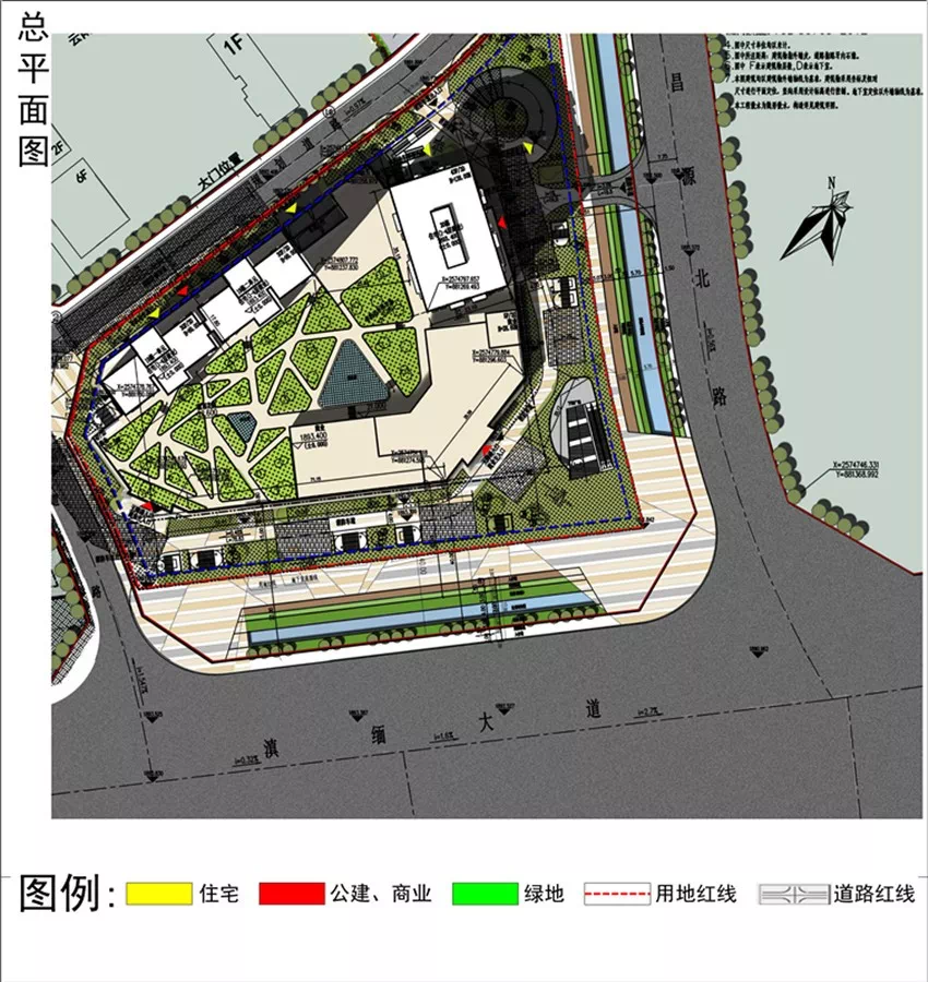 五华区西城时代a7地块过规将建2栋高层住宅5层商业裙楼