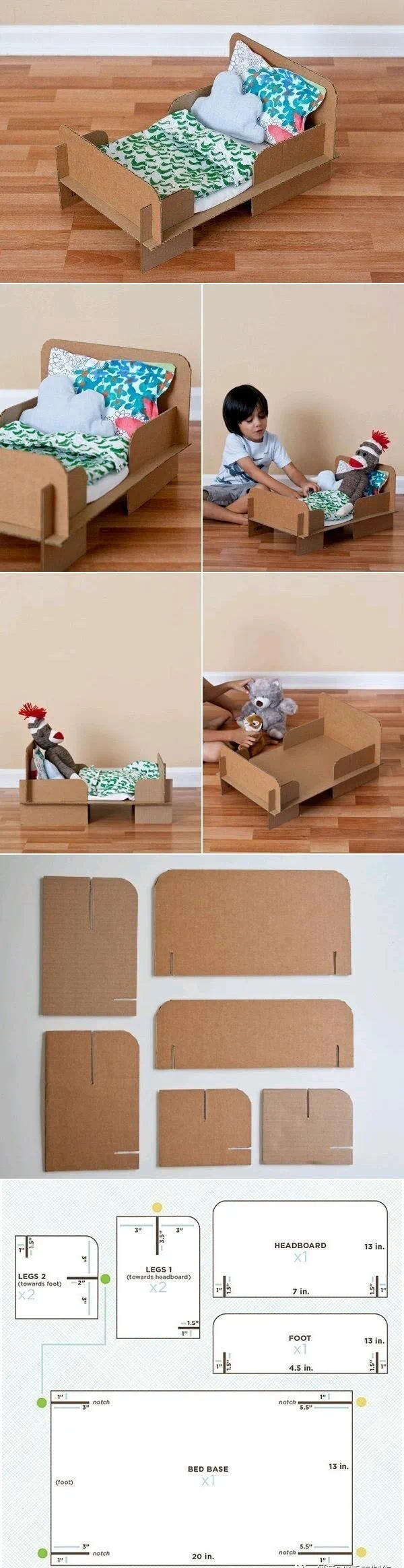 用纸箱做实用家居装饰好看又有创意