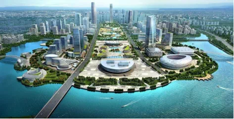 三江汇,是未来城市实践区,是现代版"富春山居图景",规划起点之高,让