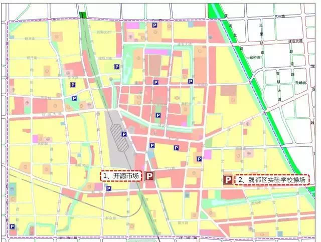 解决许昌中心停车难的问题具体方案及停车位规划图