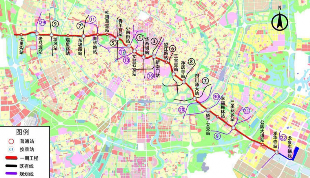 根据四川省成都市规划和自然资源局官方回复:规划地铁11号线经过