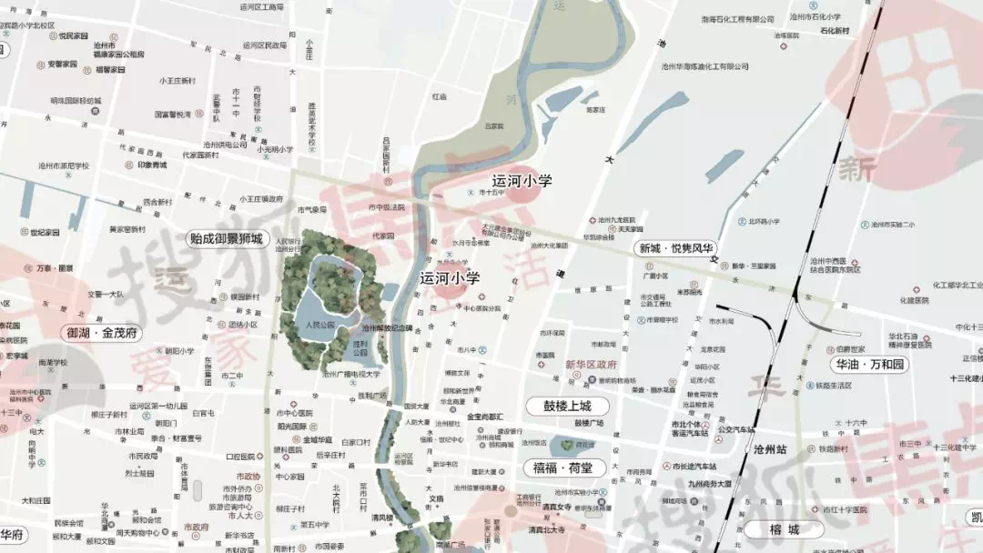 多图沧州运河区2020年小学划片房户一致一片两校