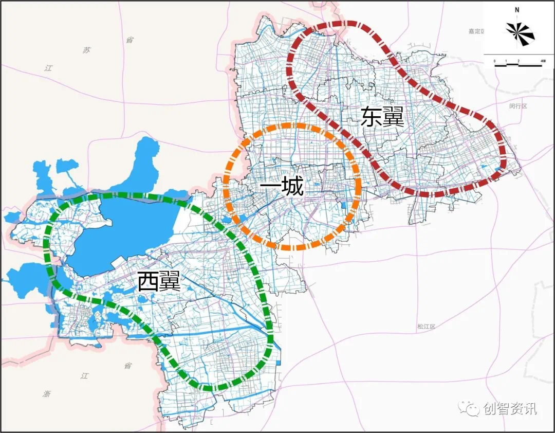 青浦区徐泾,赵巷,重固,金泽(含华为西岑基地)朱家角规划发展