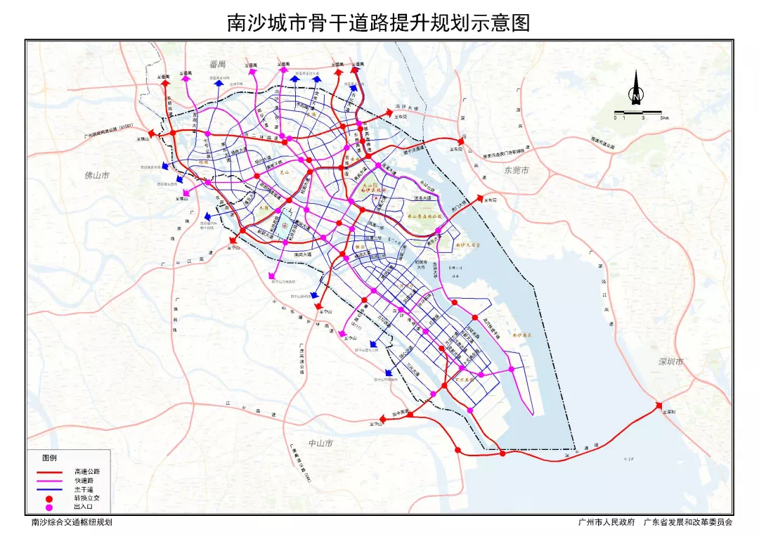 南沙最新交通枢纽规划实施这两大板块的业主们笑了