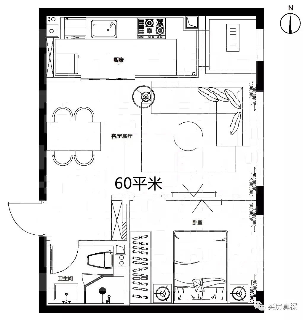 北京二环来了个天坛府但户型一言难尽