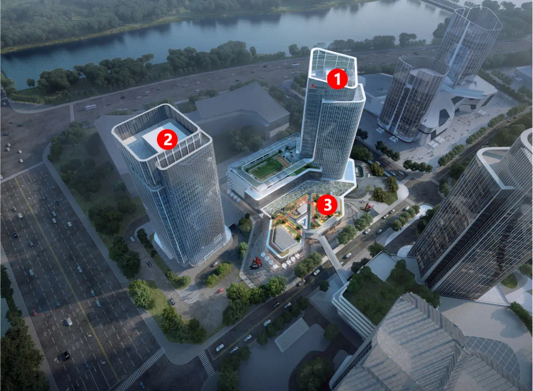 办公楼 酒店, 镜湖华发金融活力城两个地块规划公示