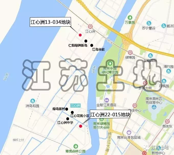 江心洲22-015地块位于江心洲地铁站南侧,距地铁站约4公里,江心洲中学