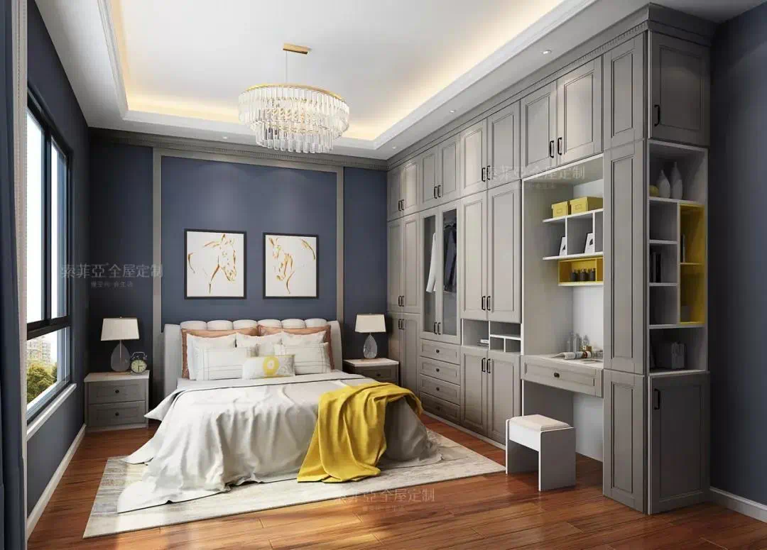 卧室壁柜装修效果图案例分享-欧派家居