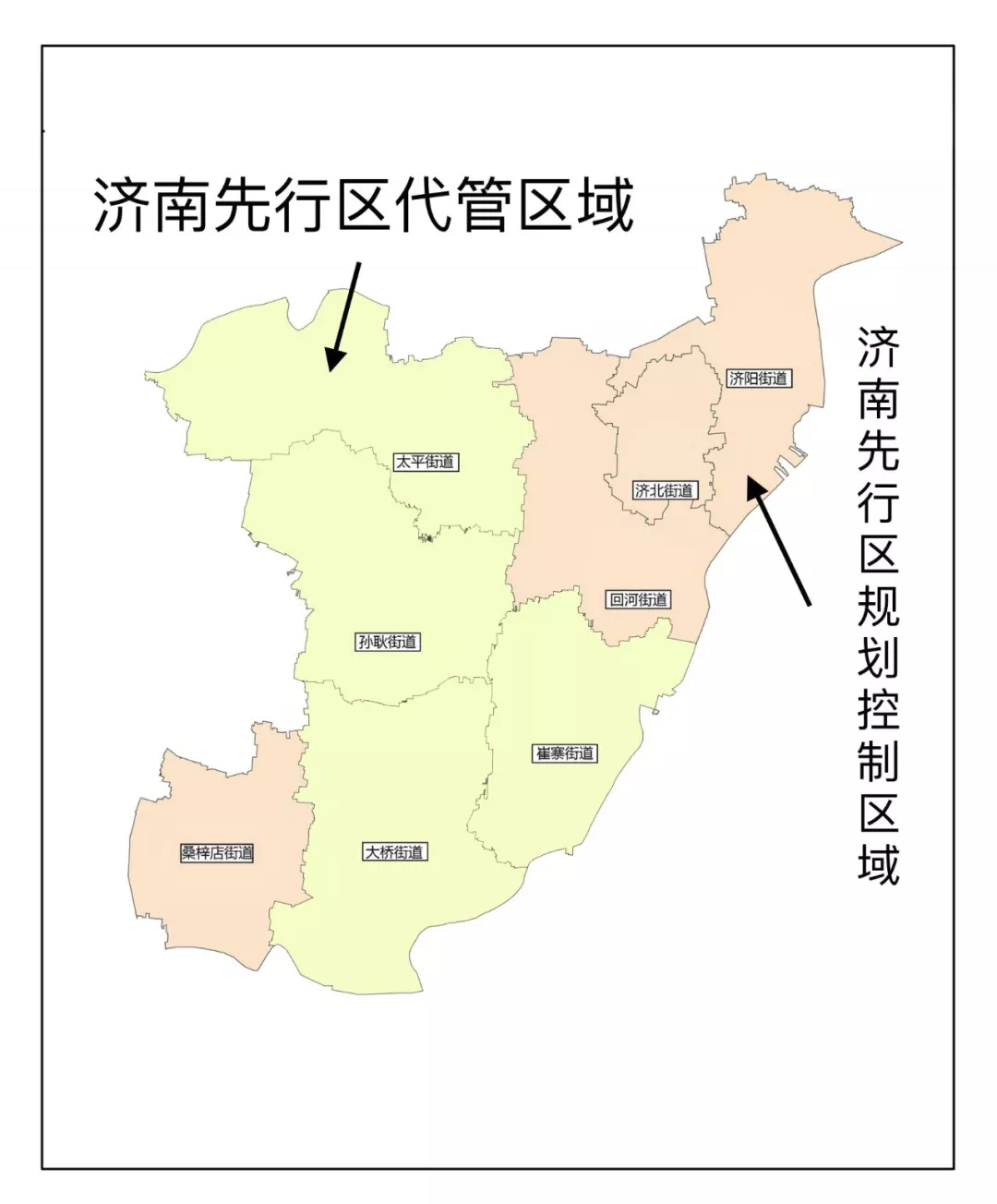 济南先行区新版图敲定 涉及4个街道308个村居