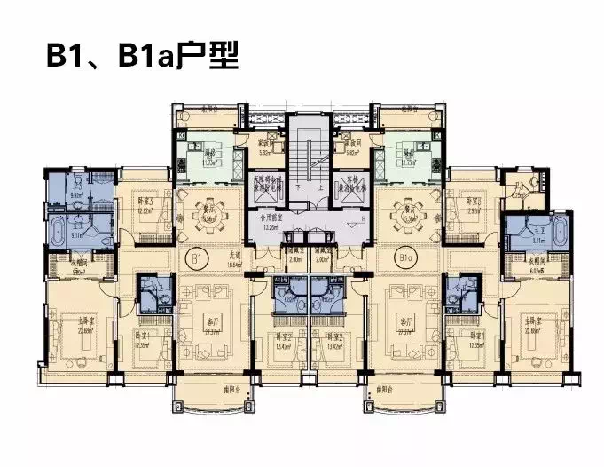 根据网友爆料,森兰星河湾的面积约  145-258㎡ ,户型图如下