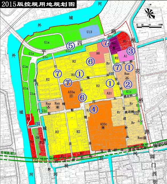 用 地 调 整苏州规划公示网公布了——苏州古城1号街坊控制性详细规划