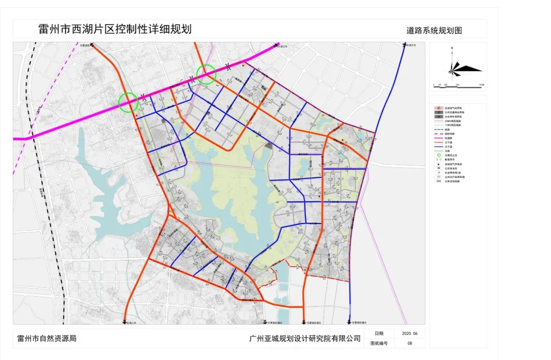 雷州市五大片区控制性详细规划公示,规划面积达7269.73公