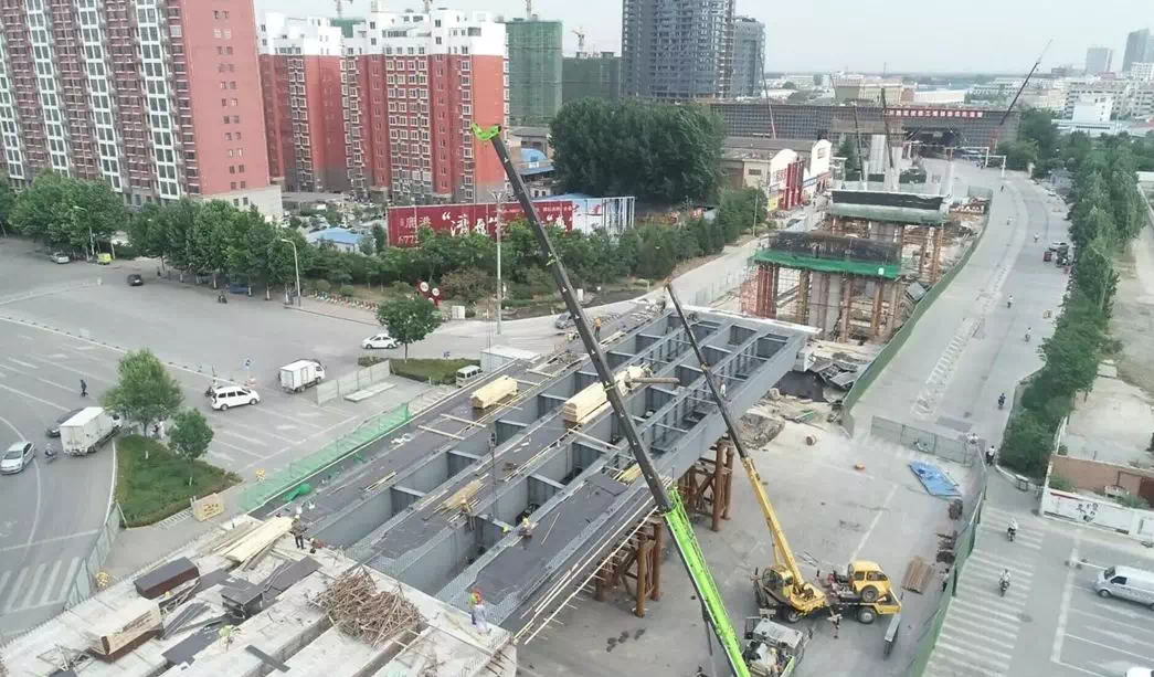 规划图变实景图济宁城区城建重点项目提前完成百日攻坚目标