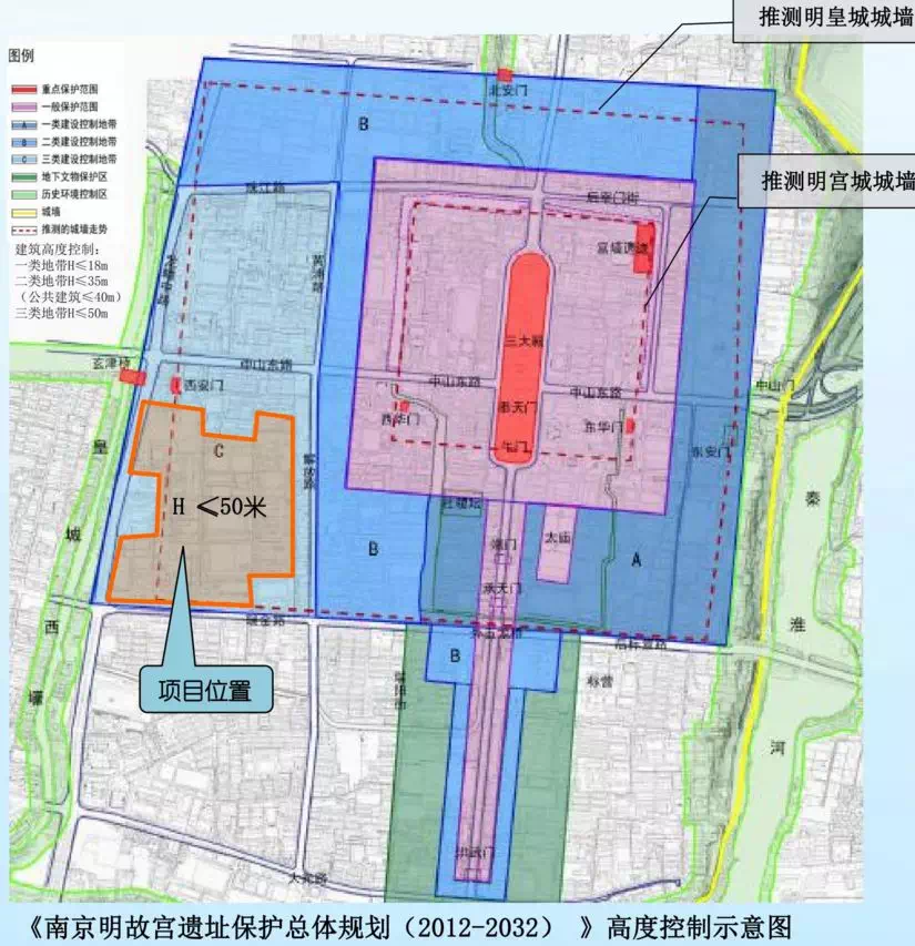 中航科技城被腰斩后,明皇城遗址的门脸没了-南京搜狐