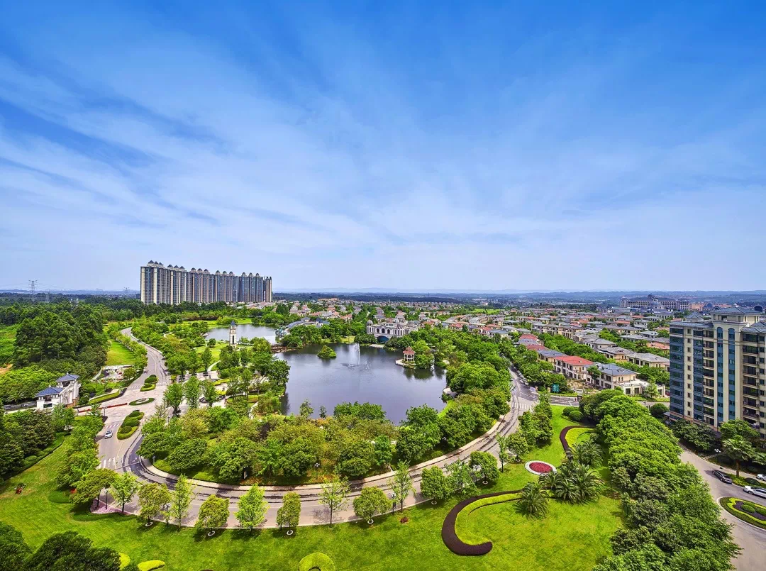 河源恒大锦苑实地看房!唯美央景御湖实景图