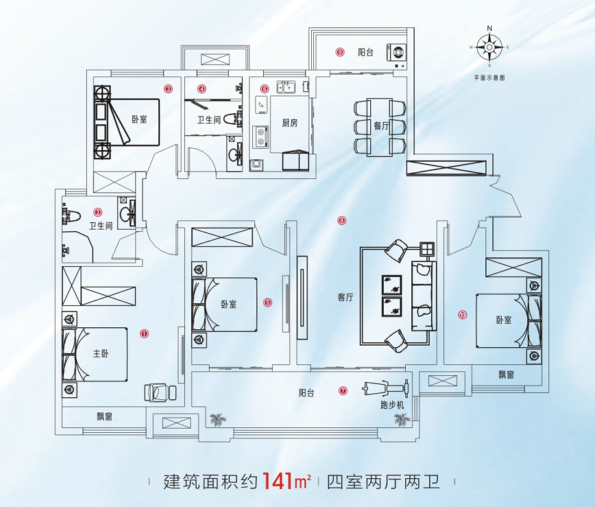 社旗建业春天里丨二胎时代四房改善户型才是真正的理想置业