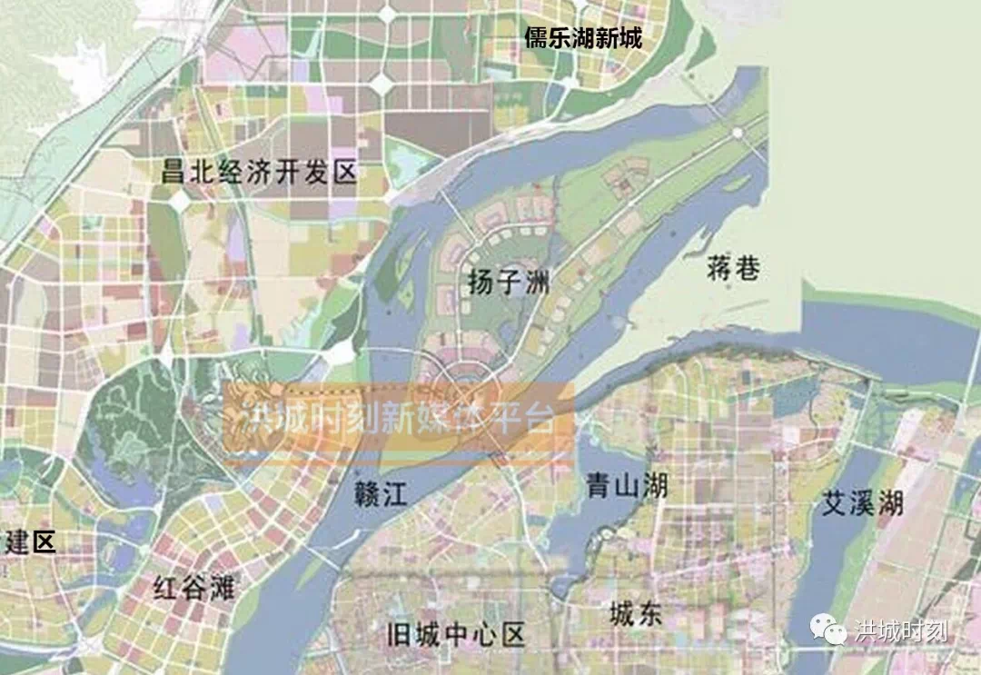 扬子洲位于南昌市旧城区以北,新城区以南,面积总计38.6平方公里.