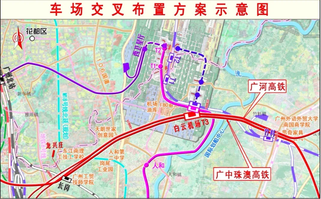 来了22号线拟接入人和站白云机场至江村西将新建城际铁路