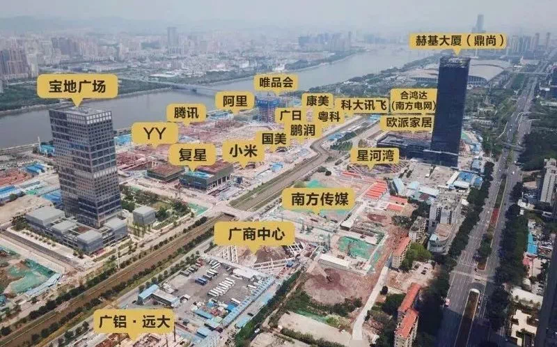 02 琶洲 势力最强c位 琶洲互联网创新集聚区坐落于海珠区琶洲岛,规划