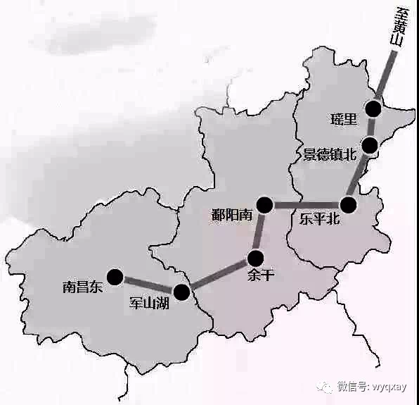 但可通过沪昆高铁,合福高铁经上饶市,鹰潭市抵达,高铁距离为403公里