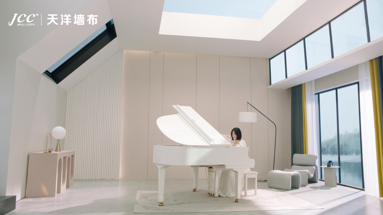 谢娜代言天洋墙布做母亲也做自己