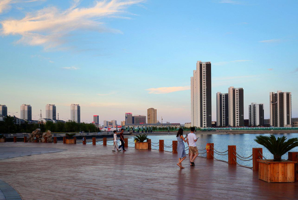 以前兴建黄骅港时,这里是取土的地方,久而久之形成了一片"水汪子"