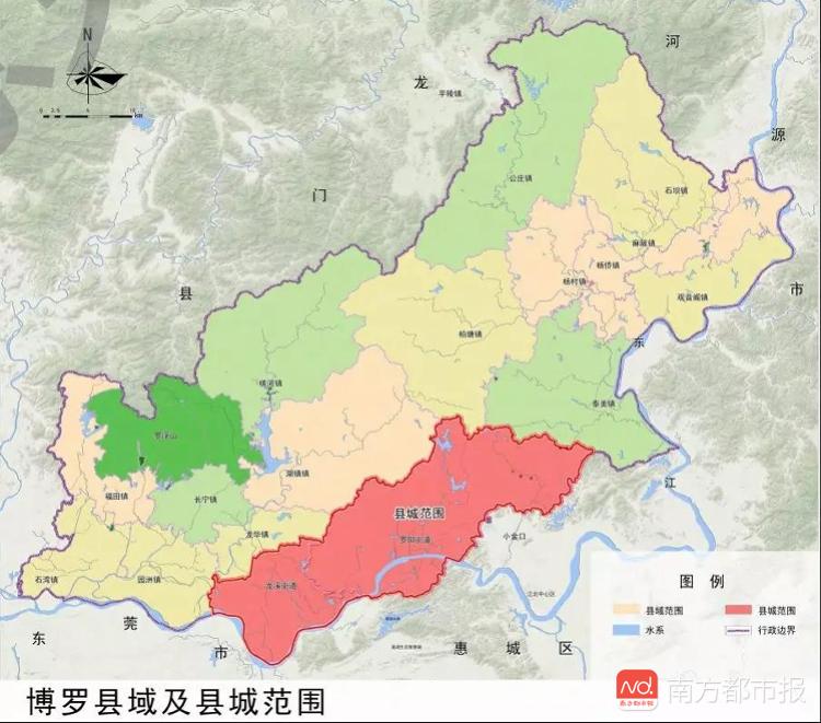 根据规划,博罗县将建成国家全域旅游示范区,惠州西部现代化山水田园