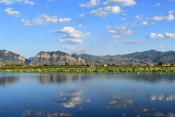 浑源神溪湿地公园位于山西浑源县北岳恒山脚下,湿地总面积315.