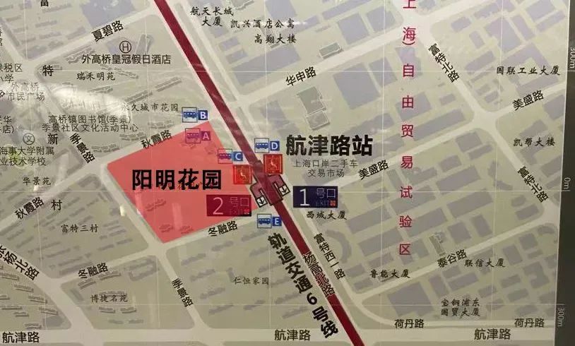 交通配套方面:项目位于 6号线航津路站西侧,步行即达地铁站.