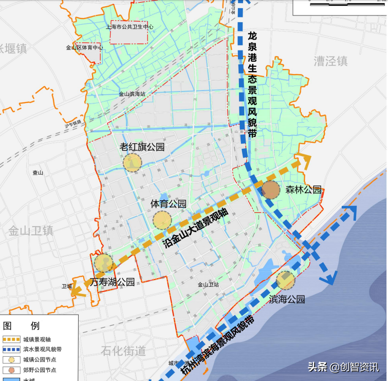 上海湾区金山区山阳镇最新规划出炉沪乍铁路金山滨海站