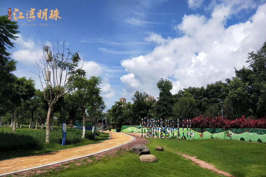 五大公园:与红星公园,东江湾公园一路之隔,全民健身广场,客家文化