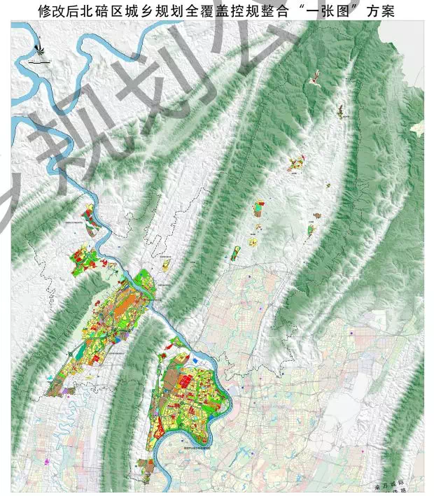 重庆主城区城乡规划全覆盖控规"一张图"方案公示