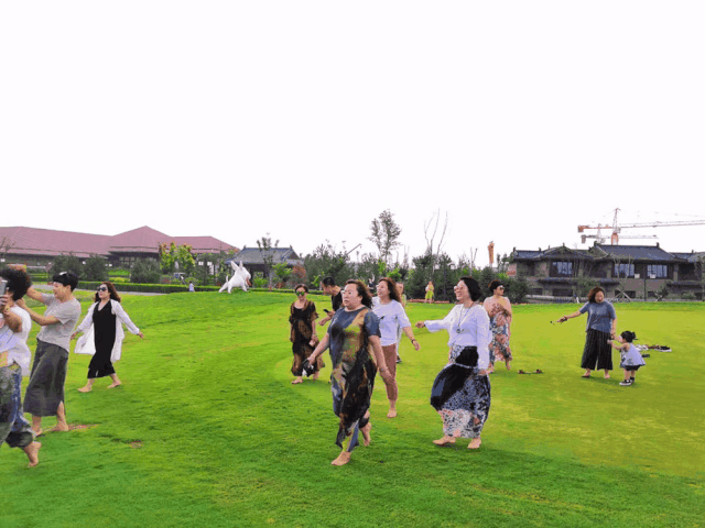 夕阳,草地,运动,音乐,美食