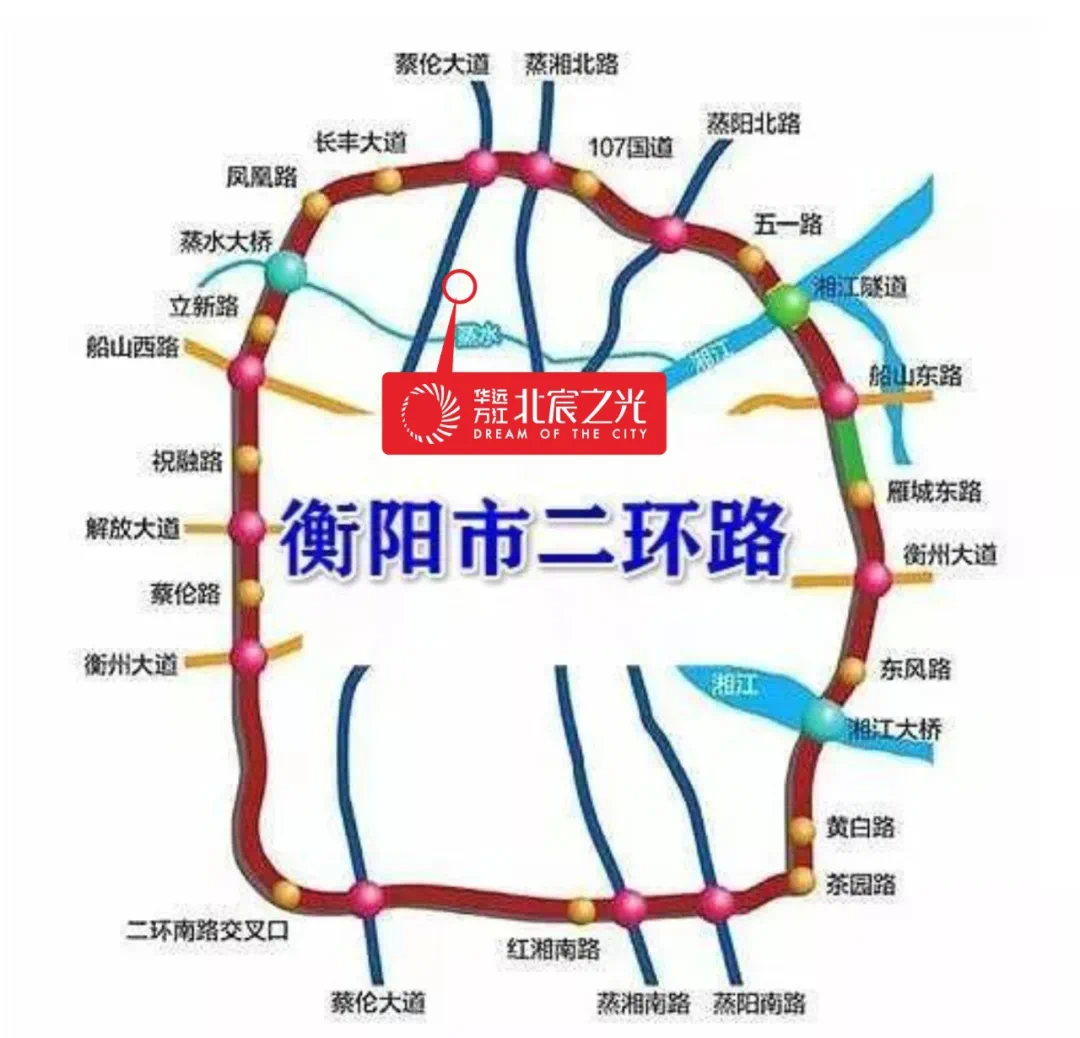 老衡阳人不用说也知道,只有衡阳二环线了!