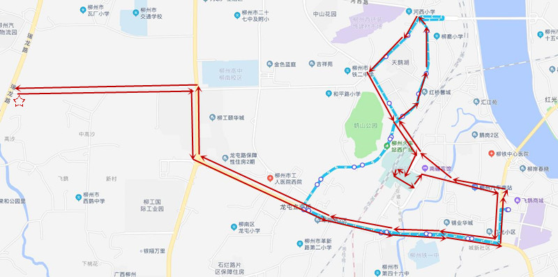 柳州8条公交线路调整正在公示,涉及医院,施工,柳东新区等