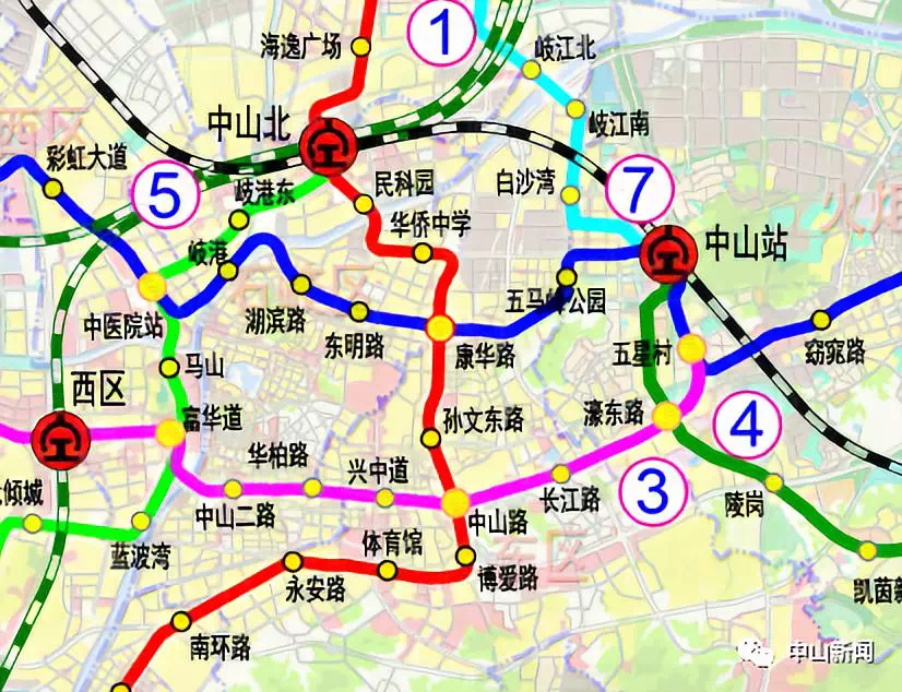 将推动广州地铁18号线,佛山地铁11号线延伸到中山核心区,推动广佛中