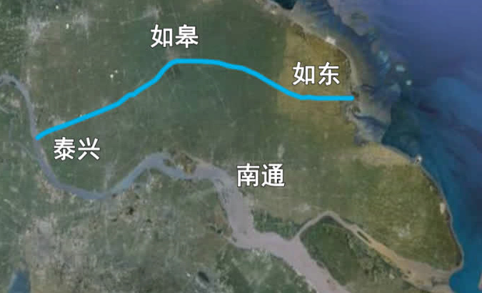 如泰运河接通工程今天开工隔断半个世纪的水道明年贯通