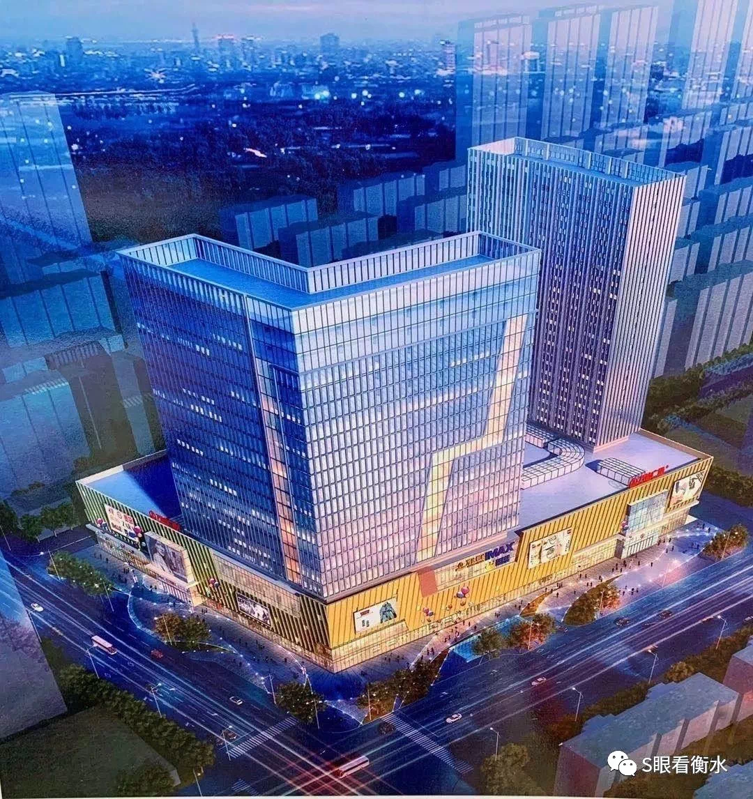 衡水将迎百米玻璃幕墙大厦坐标路北