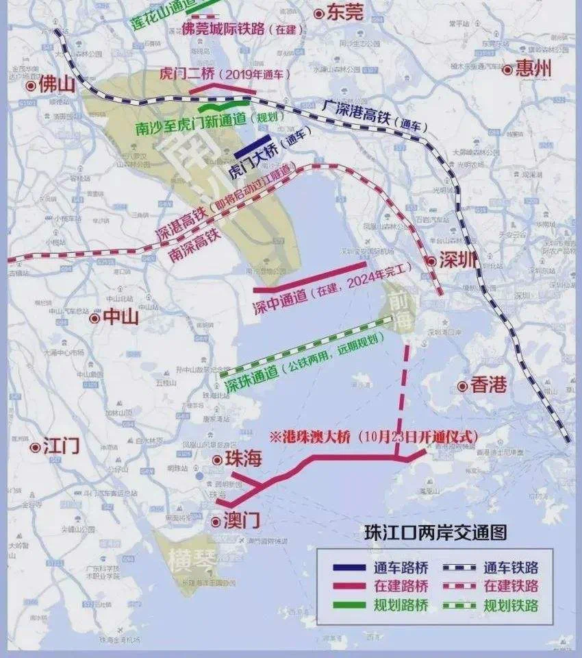 重磅南沙至中山高速实体工程开建无缝对接深中通道